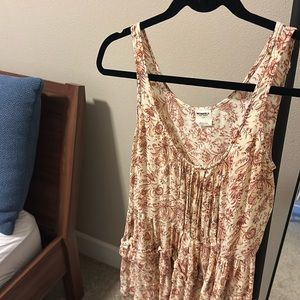 Free People tiered paisley tunic tank